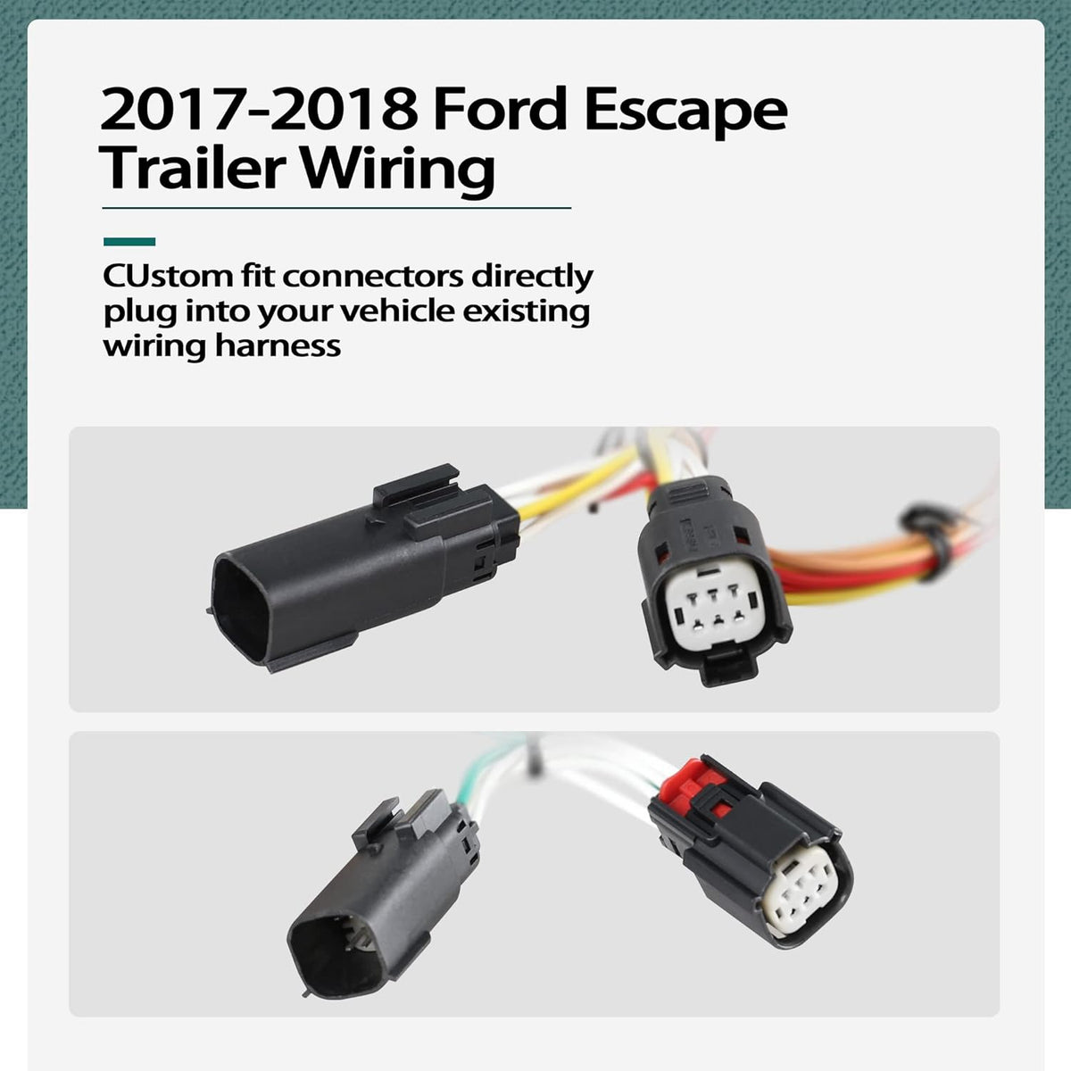 4 Way Flat Trailer Wiring Harness M15155