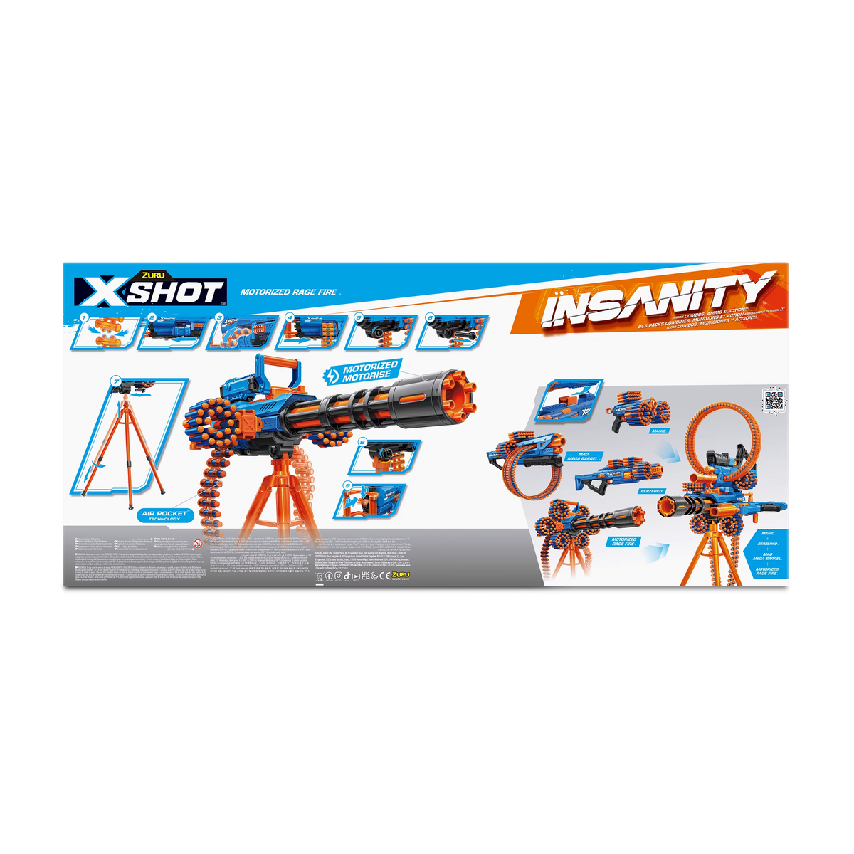 Motorized Plastic Dart Blaster (72 Darts) K420058
