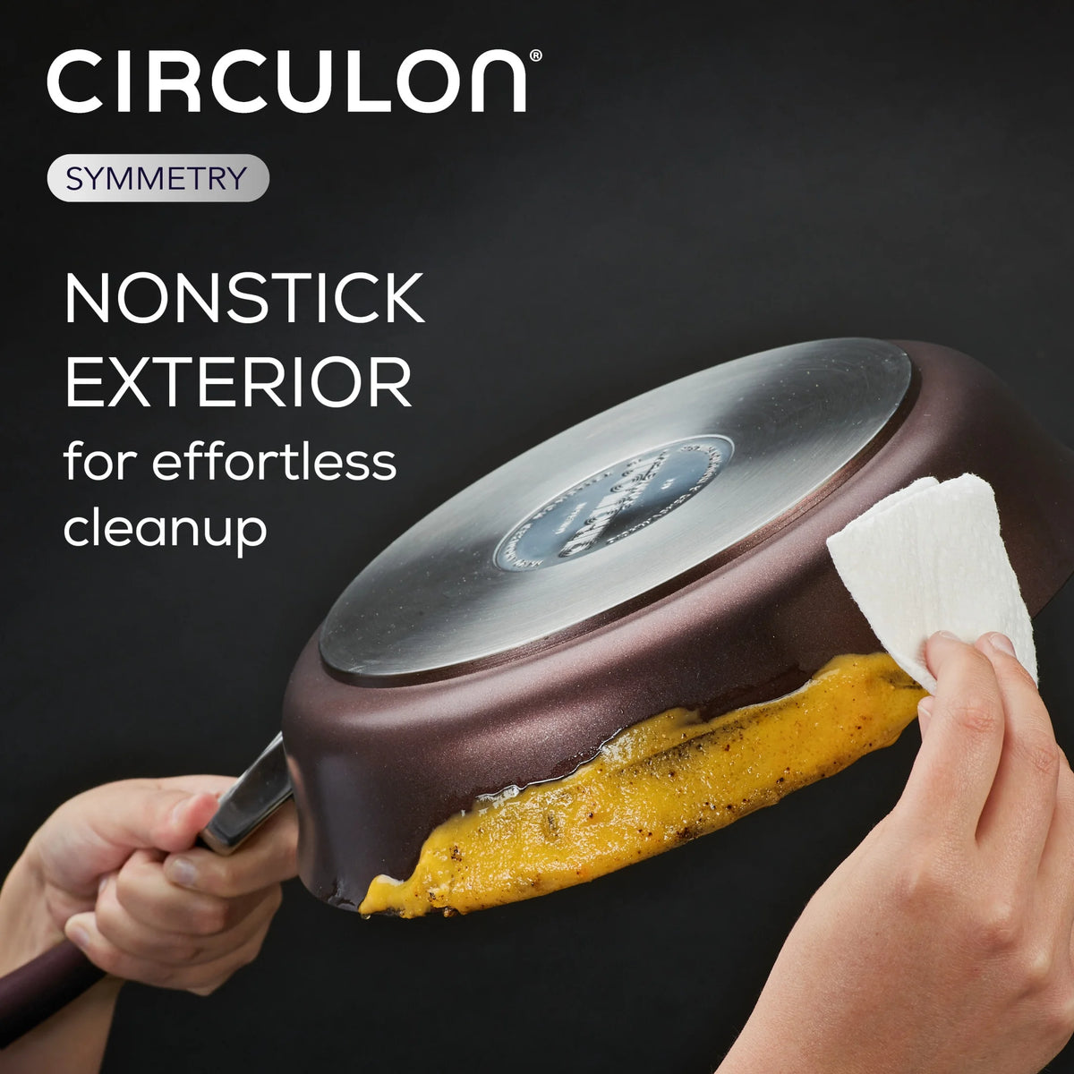 10" and 12" Hard-Anodized Nonstick Fry Pan Set G210