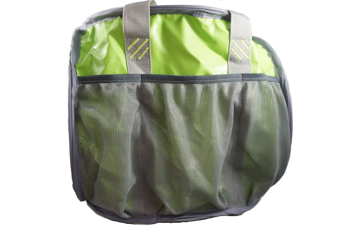 Heavy Duty Trunk Organizer Cargo Bag with Lime Green / Silver B24395
