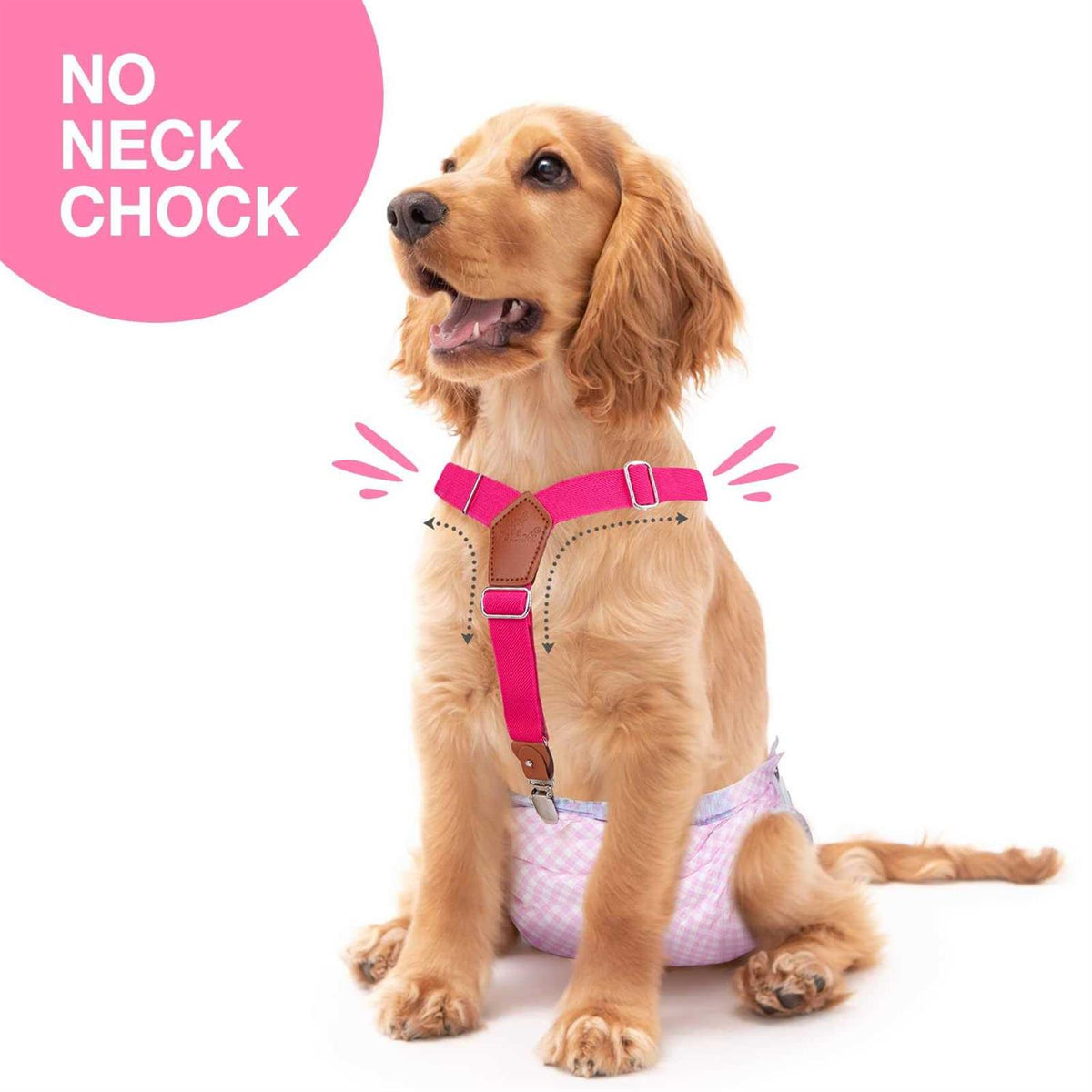 2 Pieces Dog Diaper Suspenders T8287