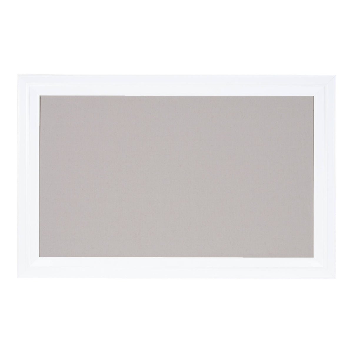 White Linen Fabric Bulletin Board for Wall H202706
