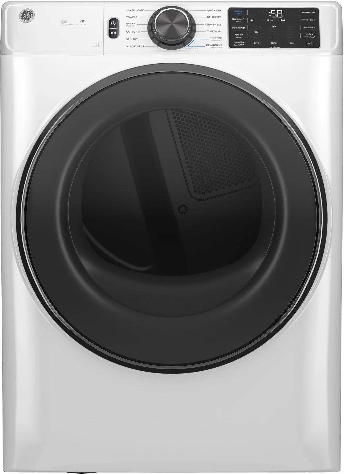 28 Inch Wide Gas Dryer 7.8 CuFt with Steam and Sanitize B309