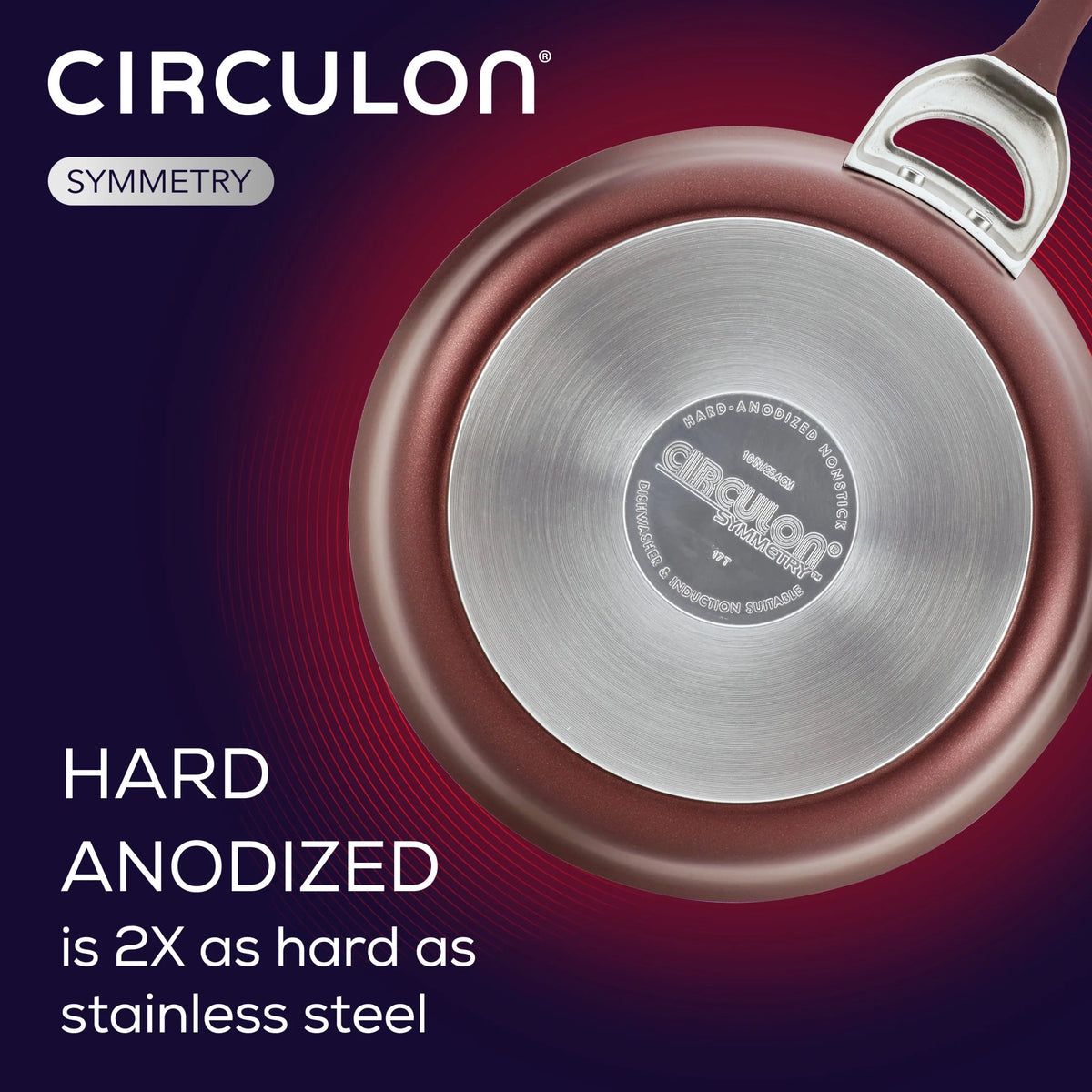 10" and 12" Hard-Anodized Nonstick Fry Pan Set G210