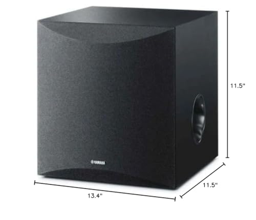8" 100W Powered Subwoofer Black Q4281