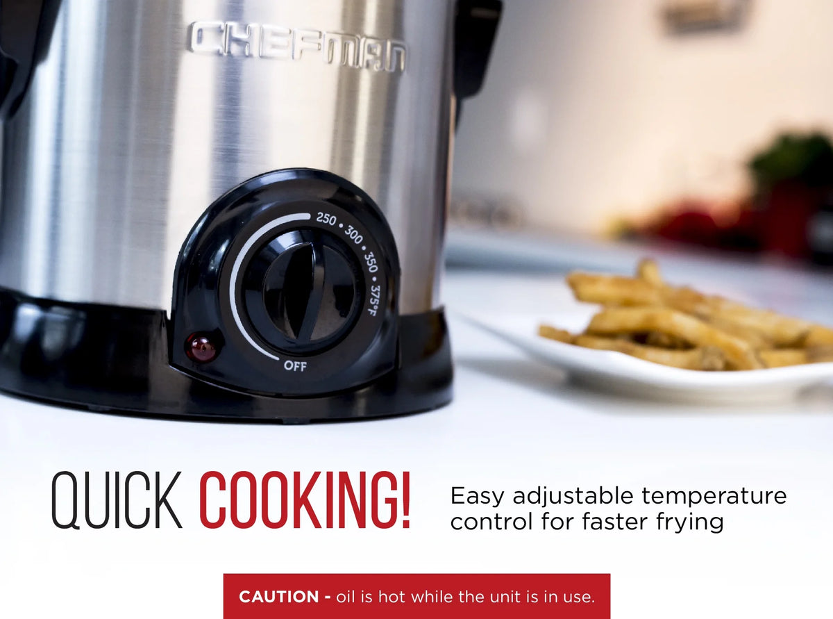 1 Liter Stainless Steel Deep Fryer V764059