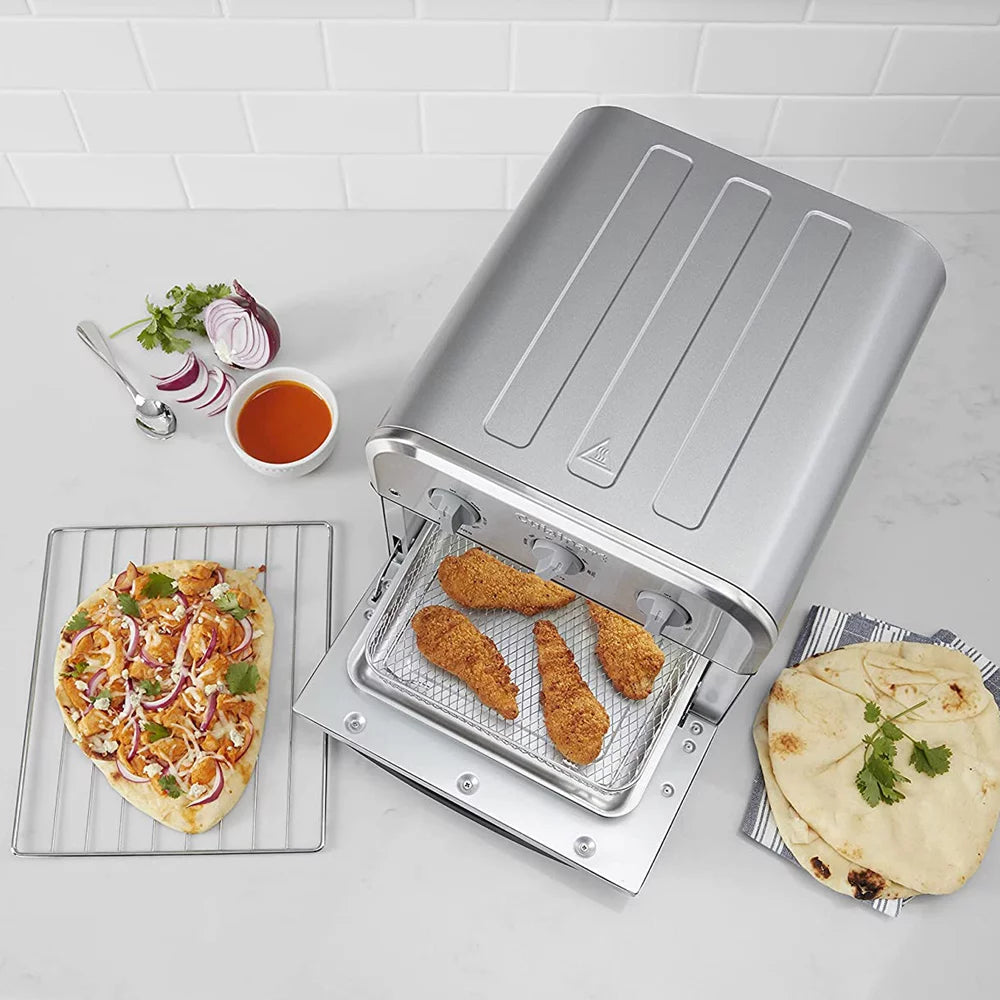 Compact AirFryer Convection Toaster Oven Stainless Steel I32372
