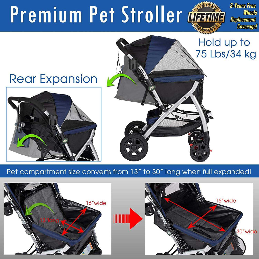 Heavy Duty Pet Stroller E7126