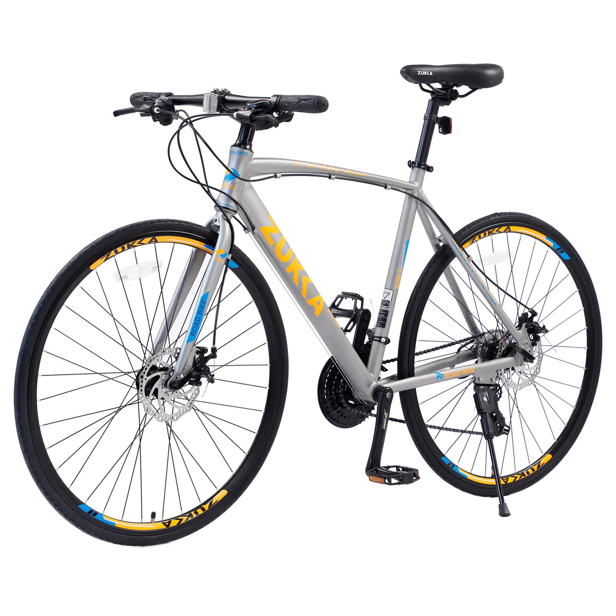 28 Hybrid Bike 24-Speed Blue U81898