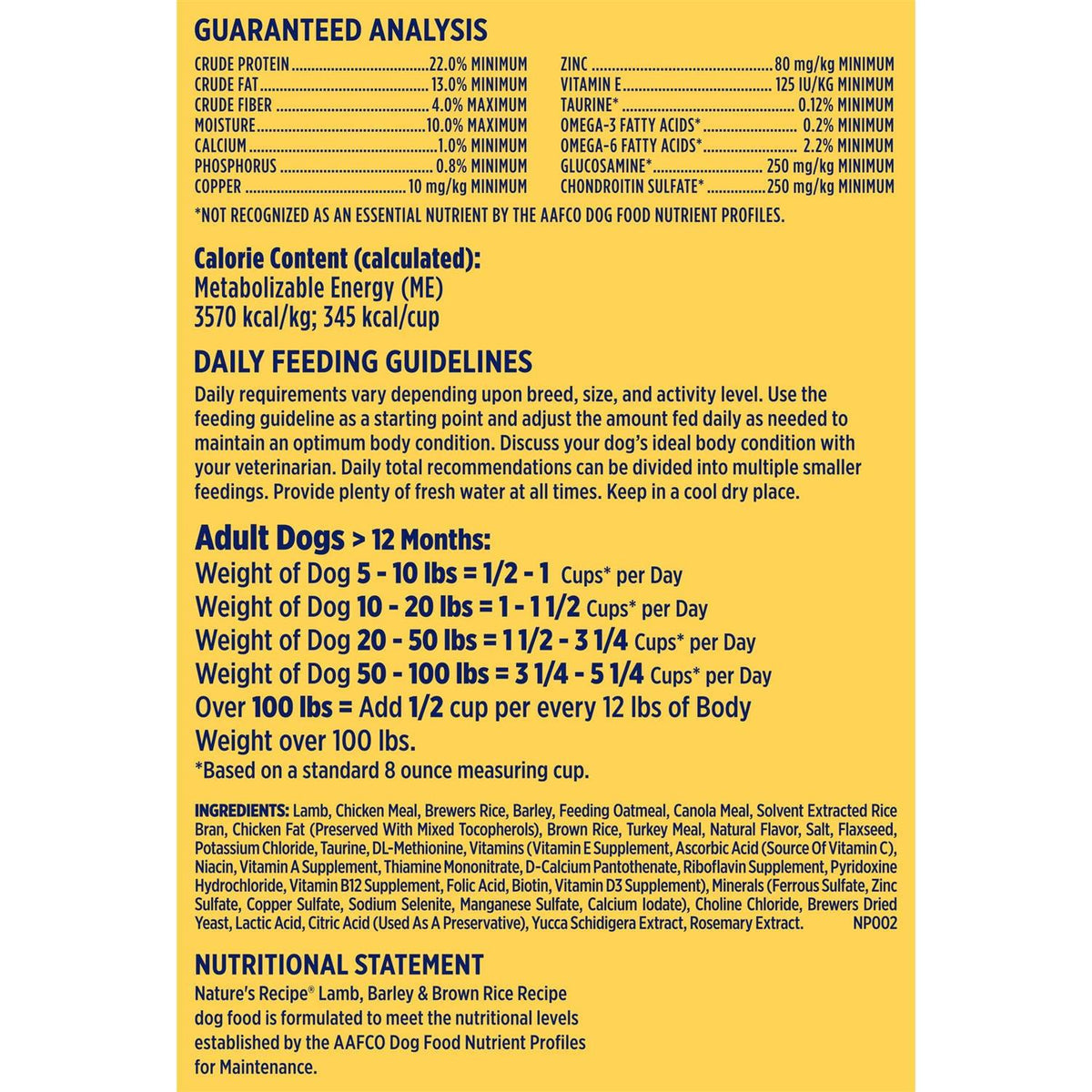 Adult Dry Dog Food M5650