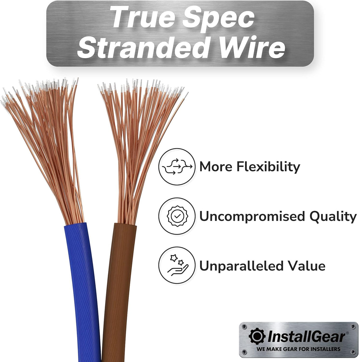 14 Gauge AWG 500ft Speaker Wire Cable Blue Black Pack of 2 A510209
