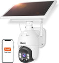 Solar Battery Powered 1080P PTZ Security Camera with 4X Digital Zoom D5130