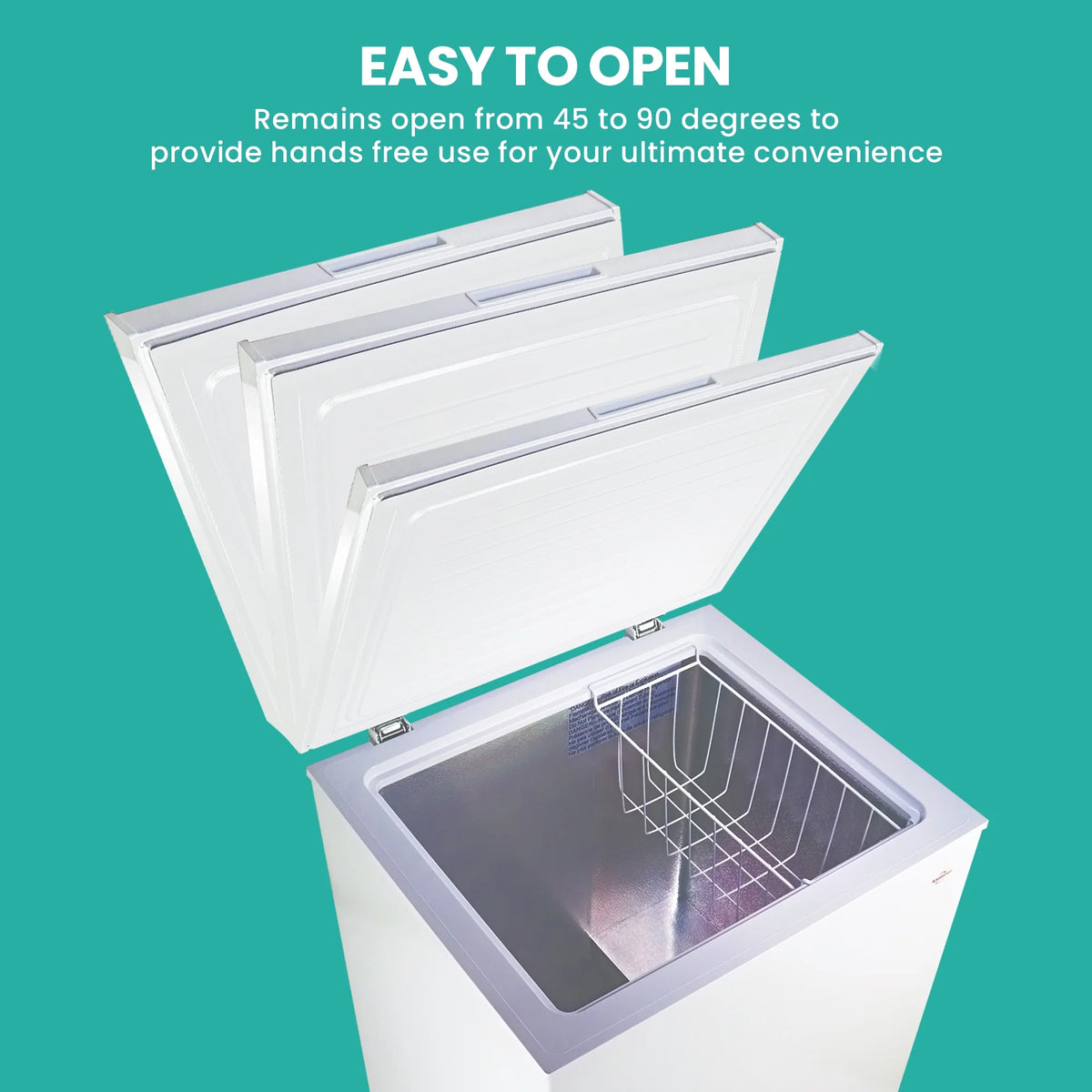 3.5 cu ft White Manual Defrost Chest Freezer Y4815