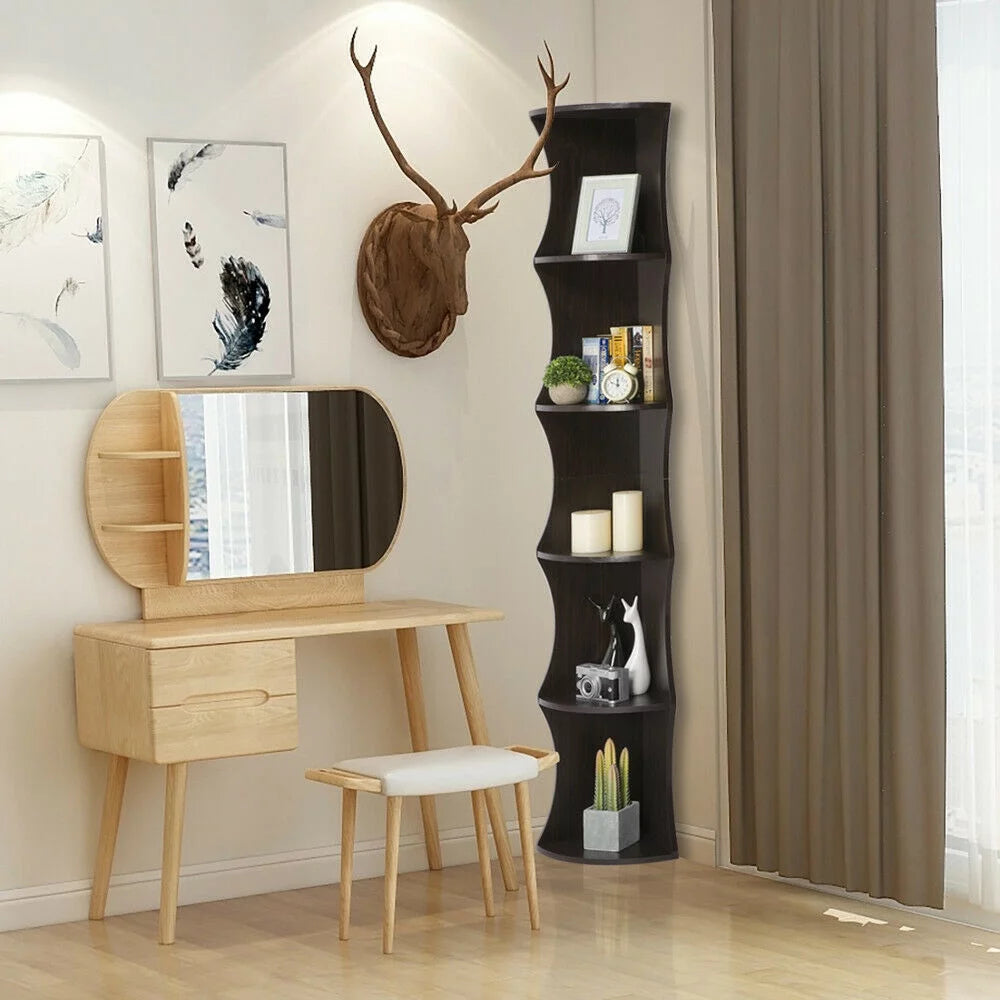5 Tier Corner Shelf Plant Stand Bookshelf R634313