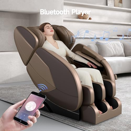 Black and Gray Full Body Zero Gravity Shiatsu Massage Recliner T868
