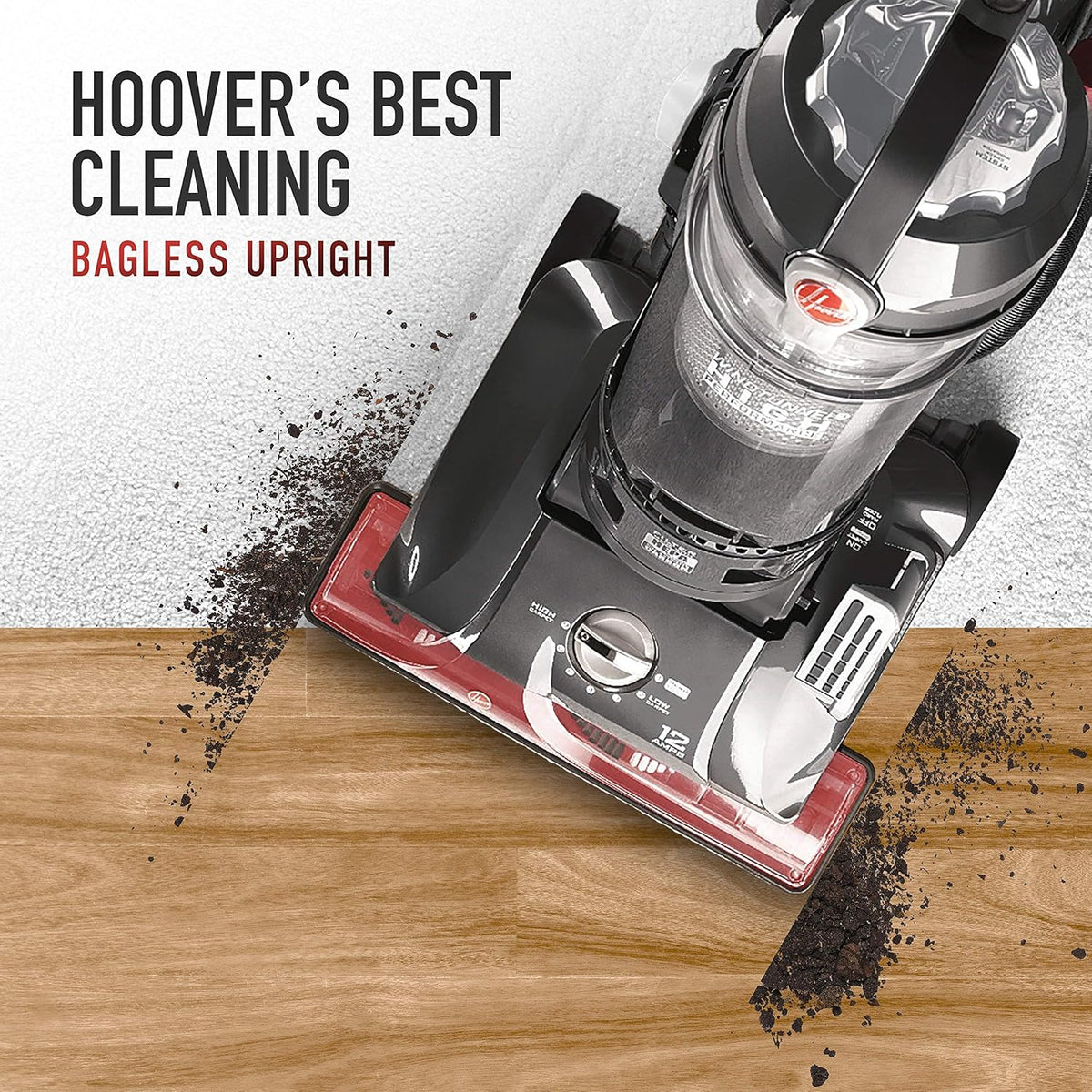 Bagless Upright Vacuum Cleaner with HEPA Media Filtration K741249
