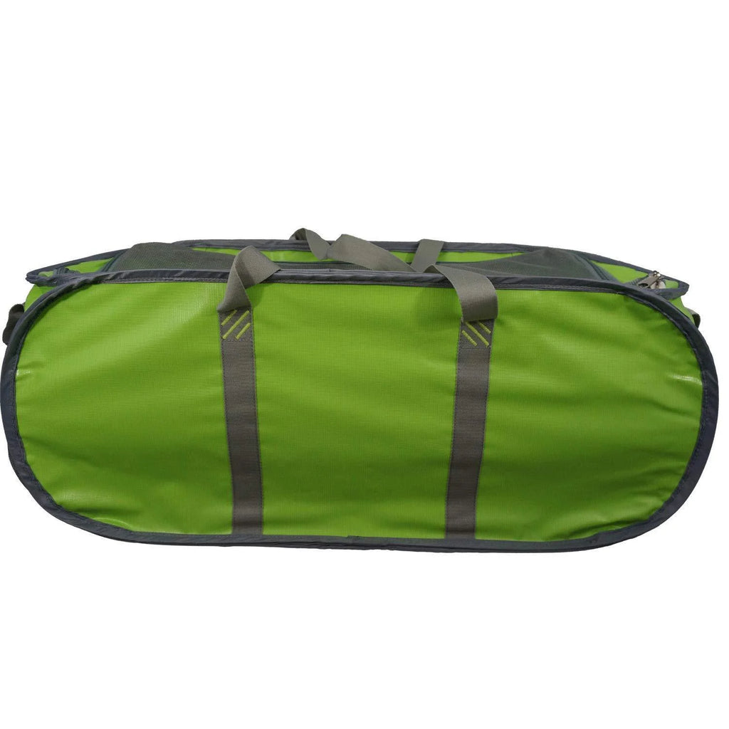 Heavy Duty Trunk Organizer Cargo Bag with Lime Green / Silver B24395