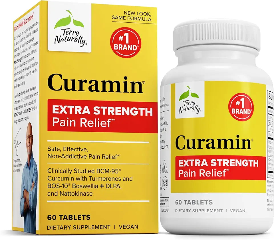 90 Tablets Curcumin & Boswellia Turmeric Supplement A403535