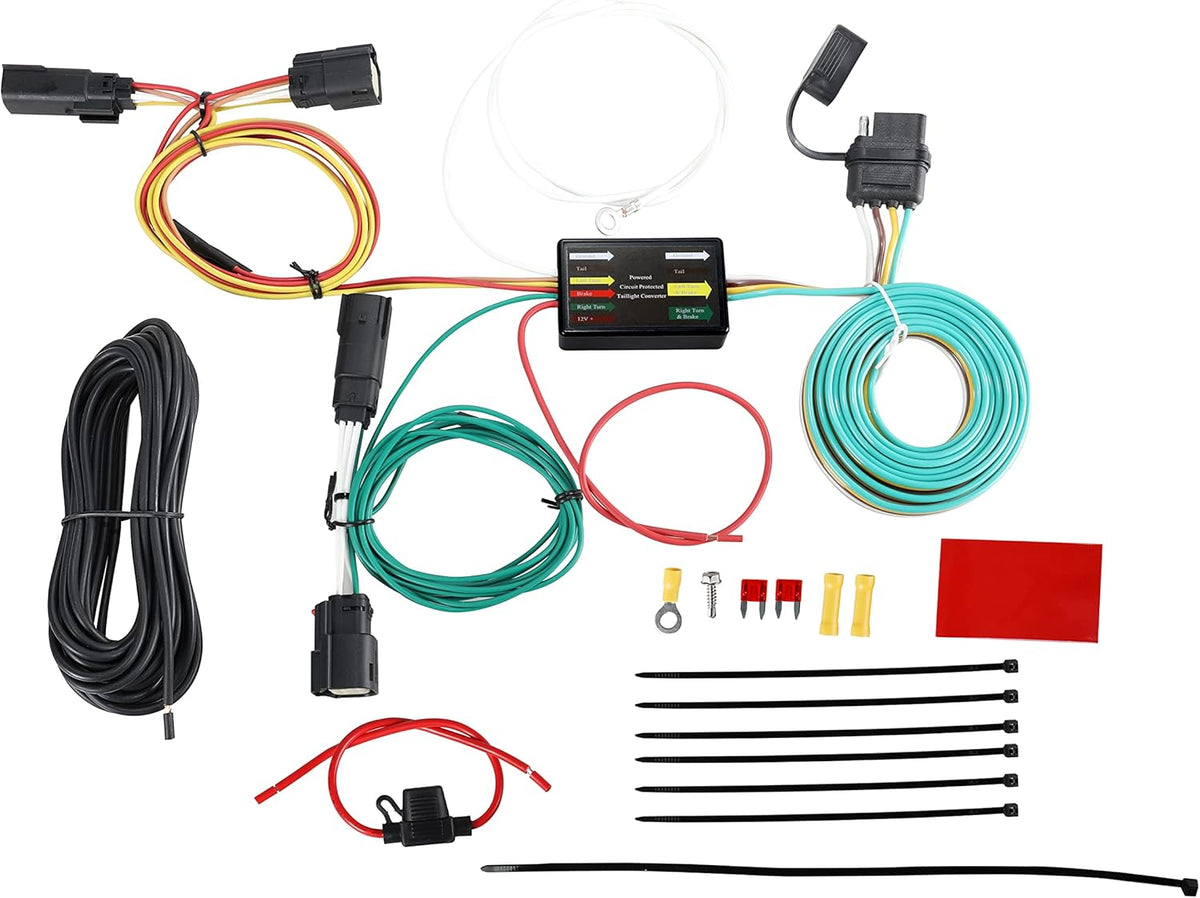 4 Way Flat Trailer Wiring Harness M15155