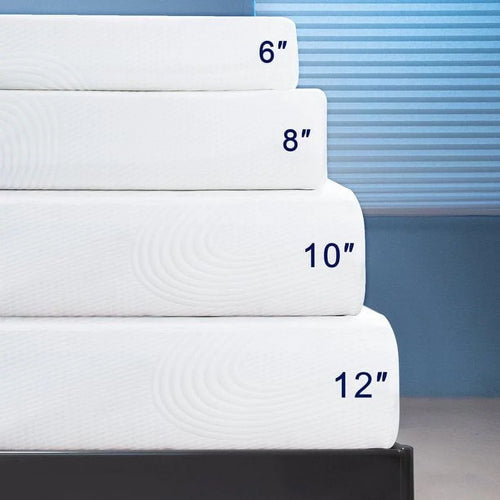 10" Gel Memory Foam Mattress Queen X1076