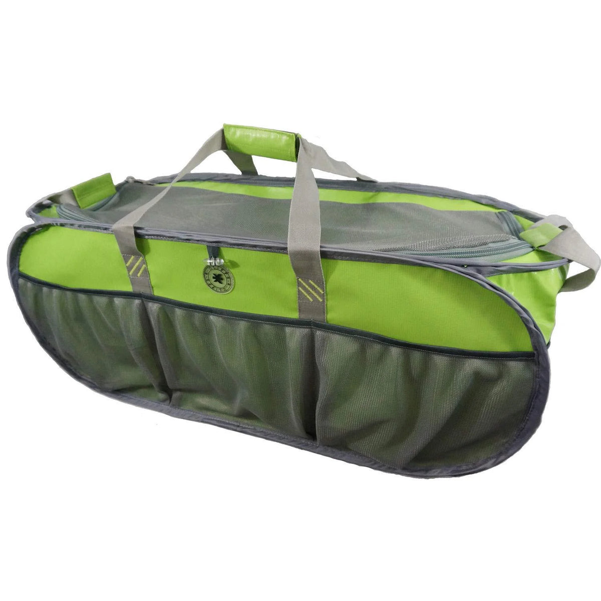Heavy Duty Trunk Organizer Cargo Bag with Lime Green / Silver B24395
