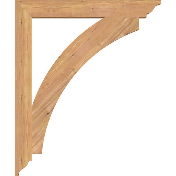 3 1/2x22W x 30x22D x 36x22H Western Red Cedar Bracket C427