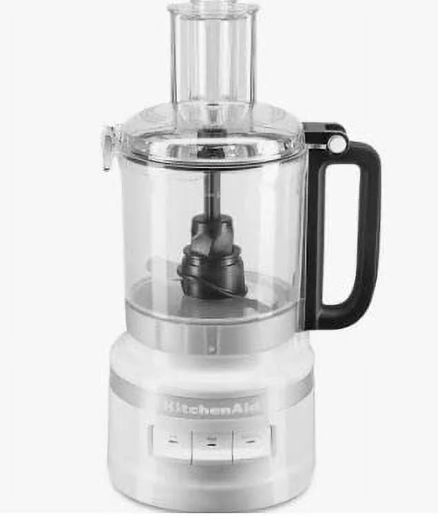 9 Cup Food Processor with 3 Disks, 2 Blades & Spatula, White M671