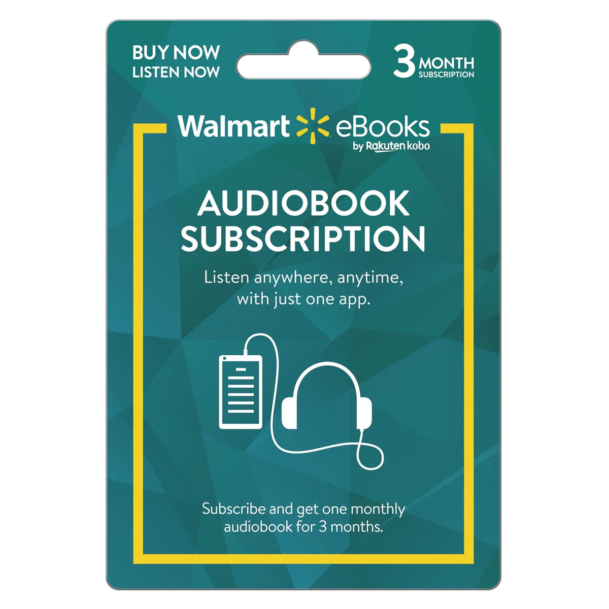 eBooks Audiobook Subscription 3 Months S5516