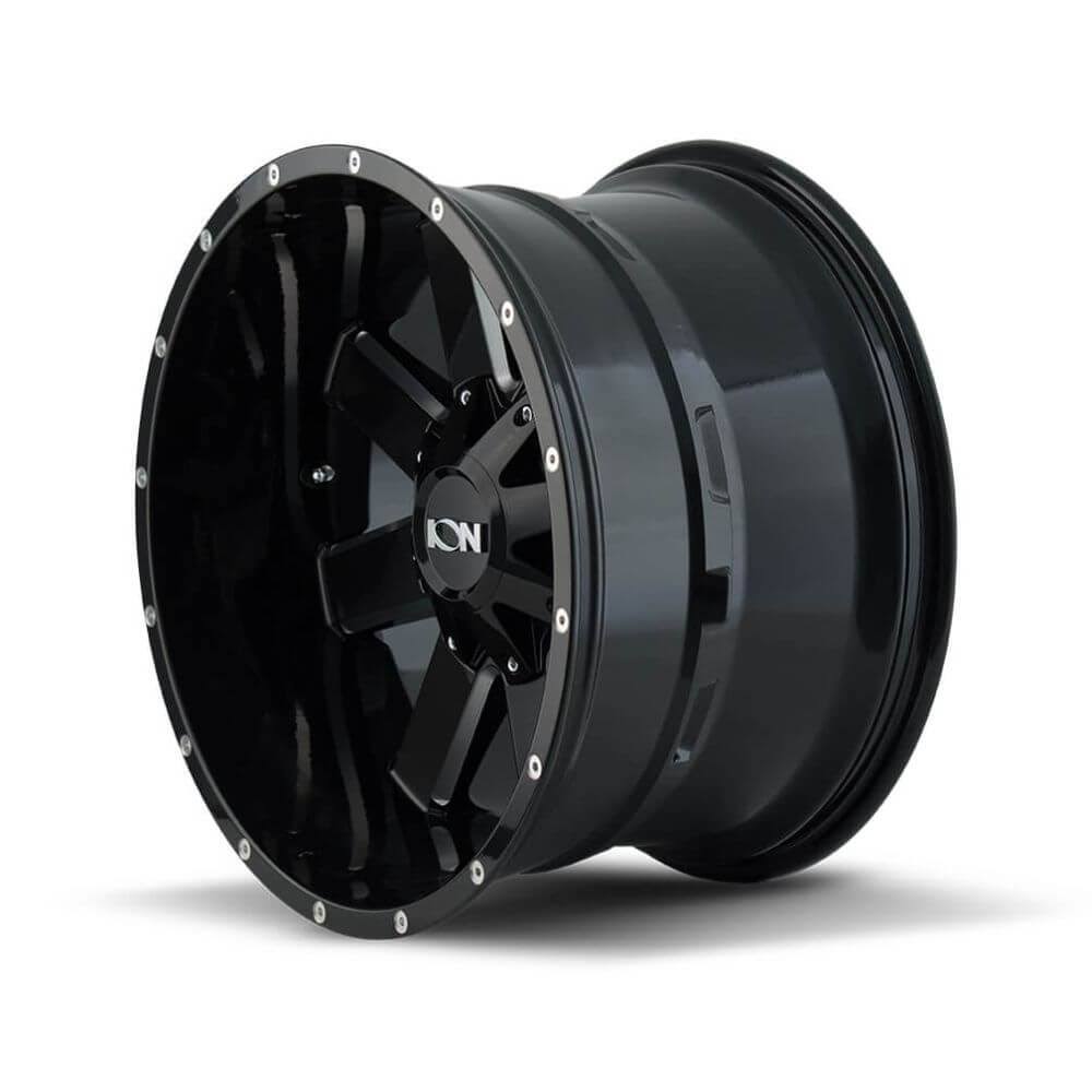18x9 5x127 0mm Gloss Black Milled Wheel Z931