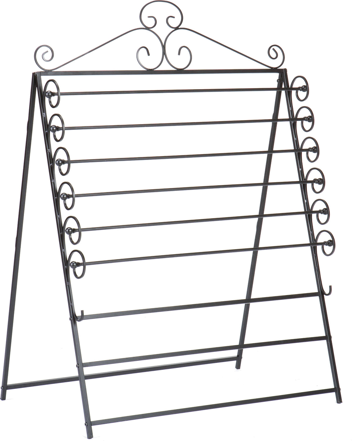 Black Easel Wall Mount Craft Storage Rack A71885