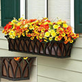 24x22 Arch Window Box with Oil-Rubbed Bronze Galvanized Liner Q6683