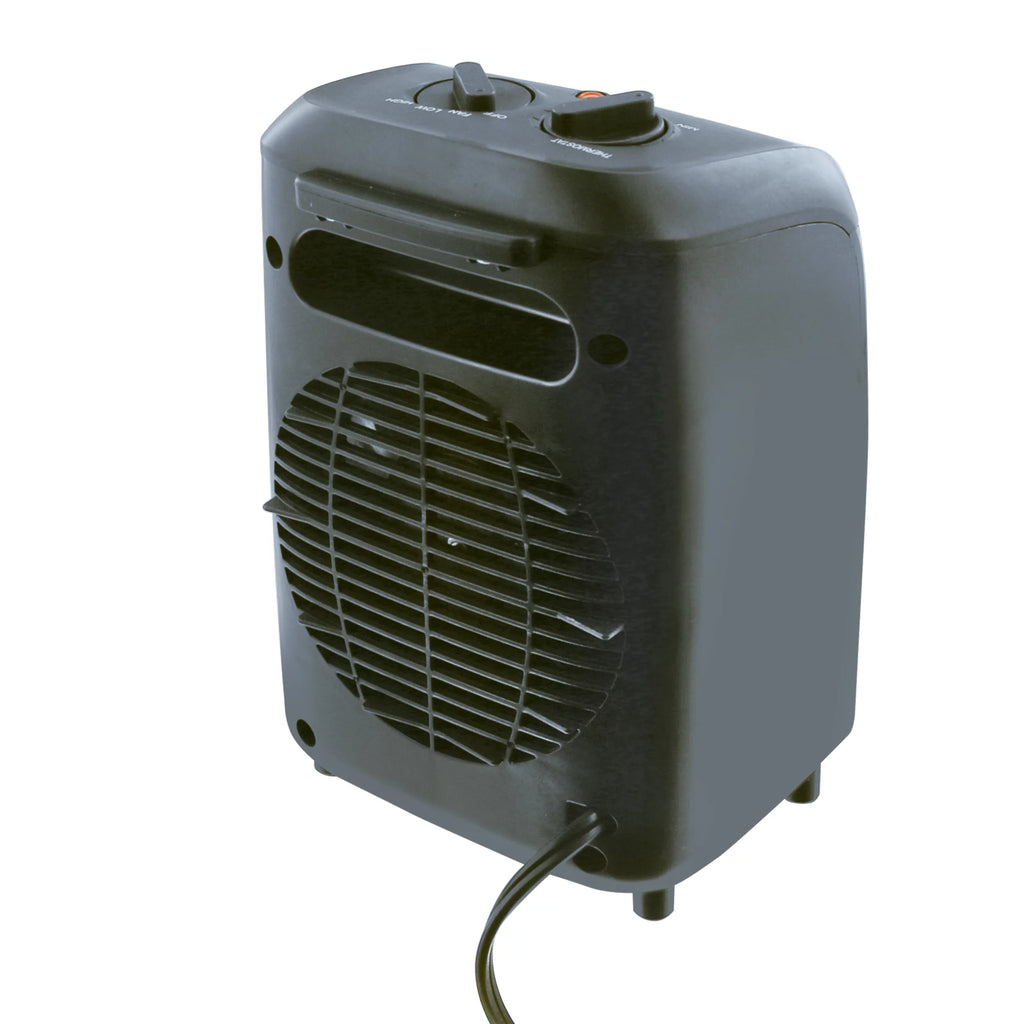 Black Ceramic Heater with Fan Only Option K191800