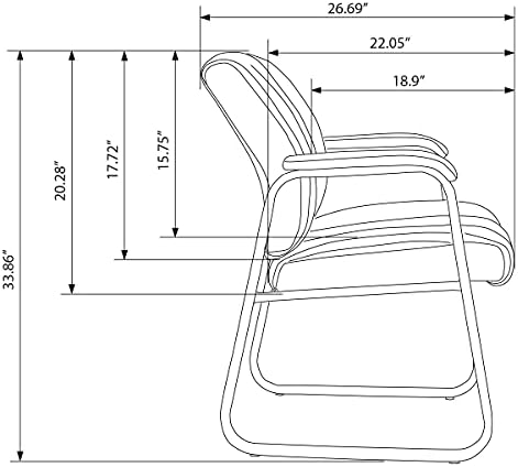 Brown/black Guest Chair J442460
