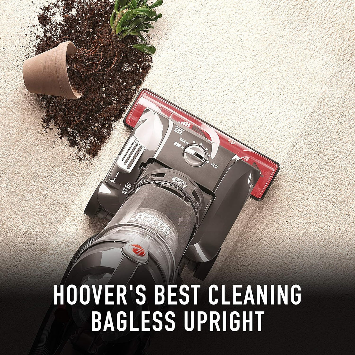 Bagless Upright Vacuum Cleaner with HEPA Media Filtration K741249