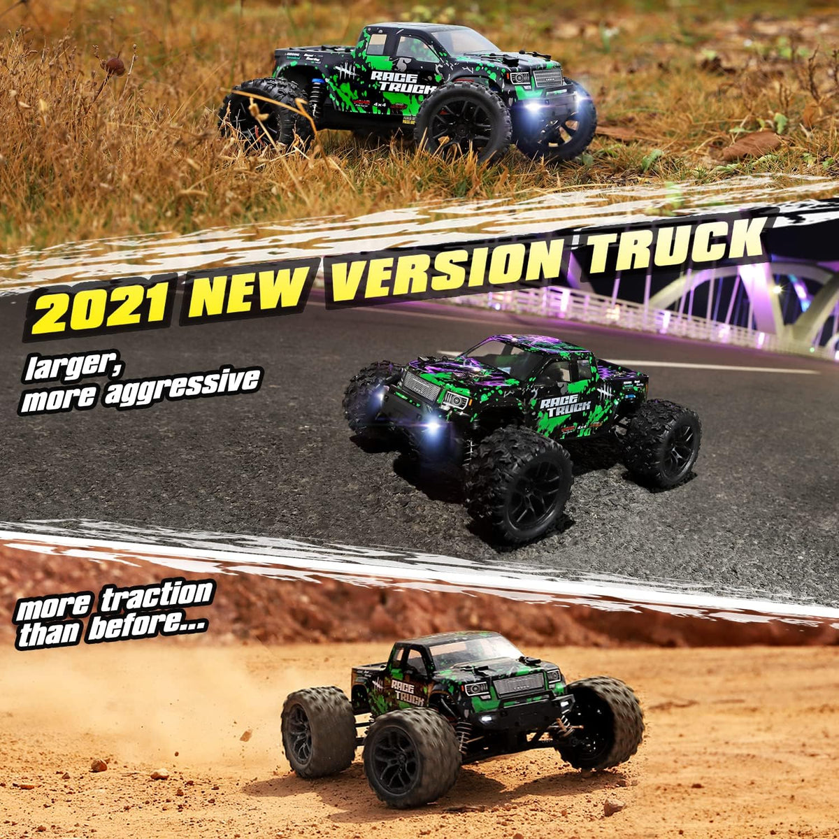 1:18 Scale 4WD Electric RC Car with 2.4 GHz Remote Control Z8282