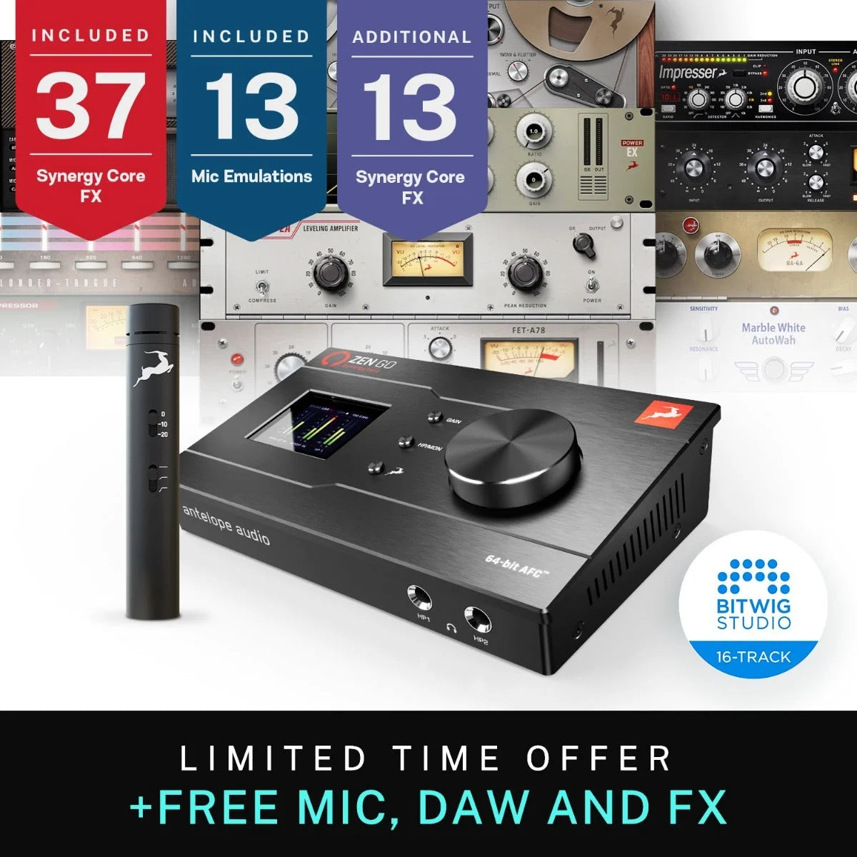 Thunderbolt and USB Audio Interface N81251