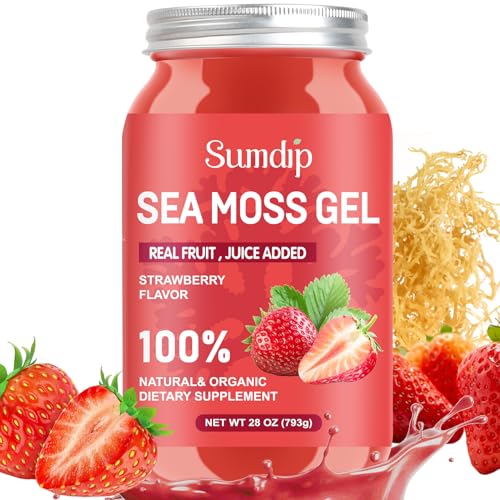 28OZ Strawberry Sea Moss Gel R76344