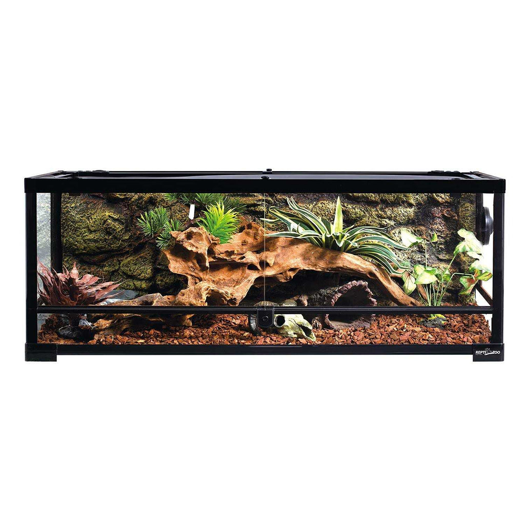 Glass Terrarium with Double Hinge Door 36 inch x 18 inch x 12.6 inch C4155