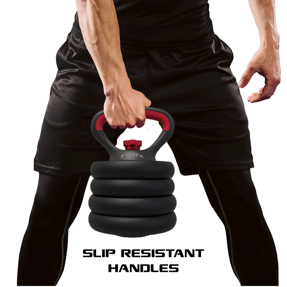 60 lbs Adjustable Dumbbell, Barbell, and Kettlebell Weight Set K842