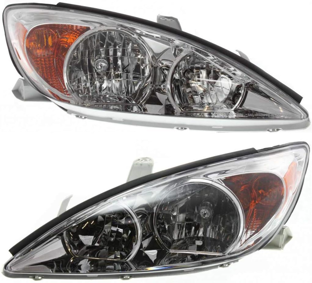 For Toyota Camry Headlight 2002 2003 2004 Pair A452