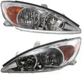 For Toyota Camry Headlight 2002 2003 2004 Pair A452