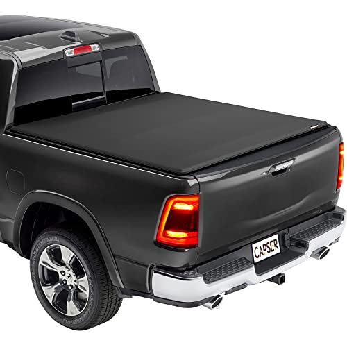 Tri-fold Truck Bed Tonneau Cover Fits 2009-2024 Dodge Ram 1500 Fleetside 5.7ft Bed Y838708