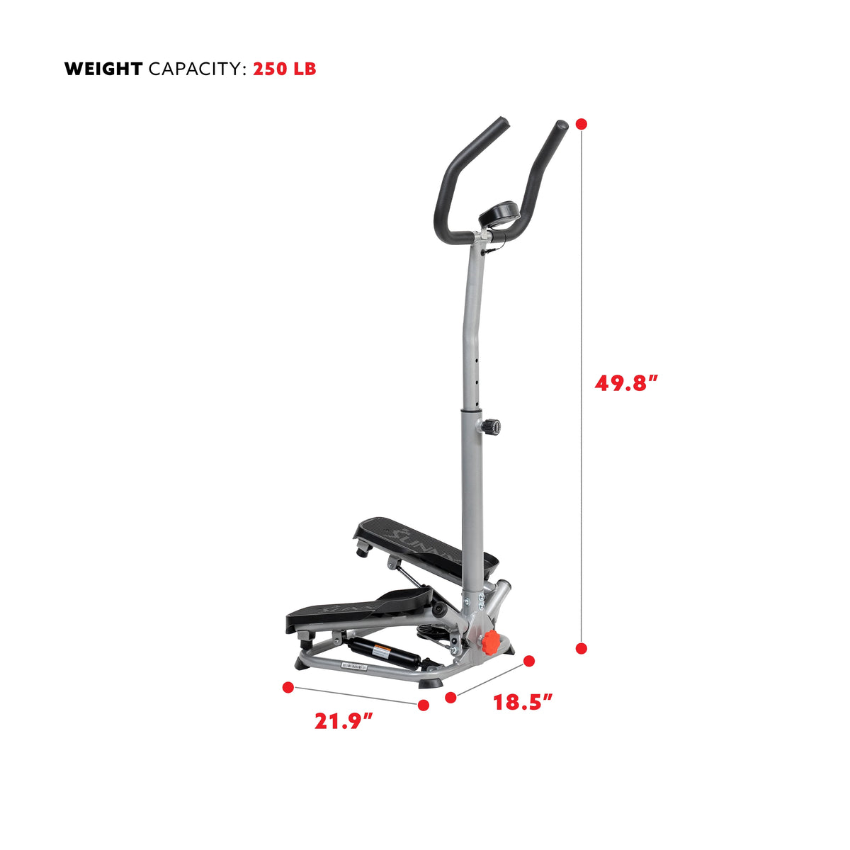 Mini Twister Stair Stepper Climber Machine with Handlebar O626