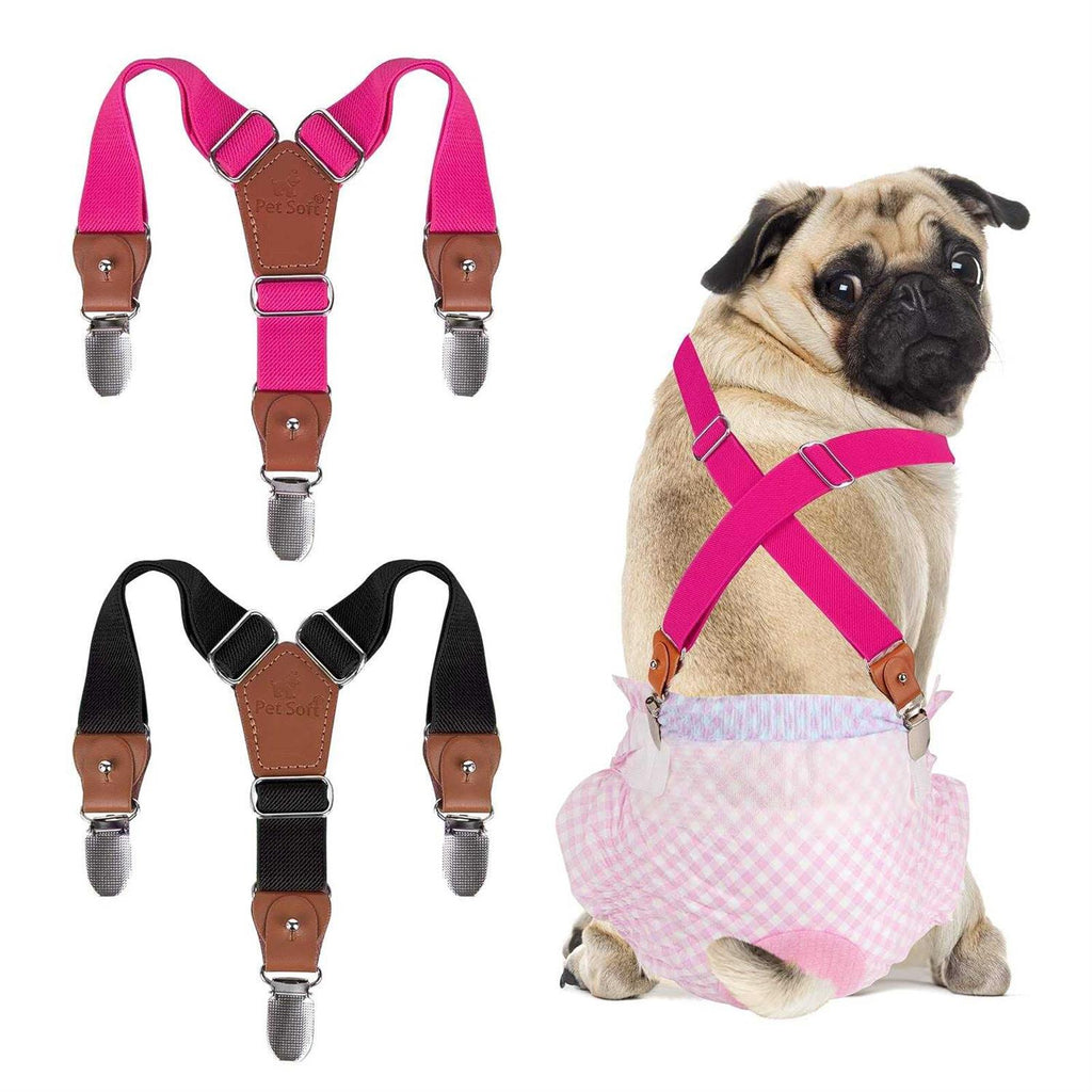 2 Pieces Dog Diaper Suspenders T8287