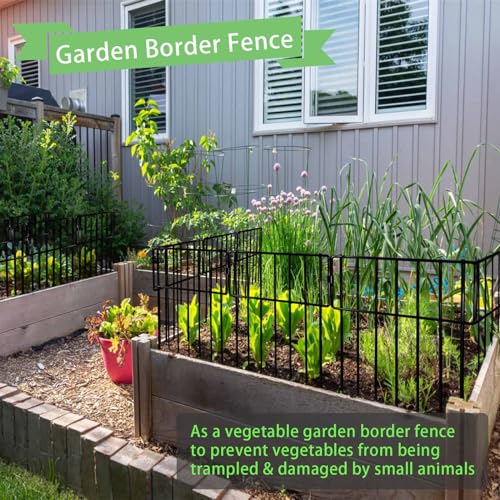 10 Pack Rustproof Metal Animal Barrier Fence D44187