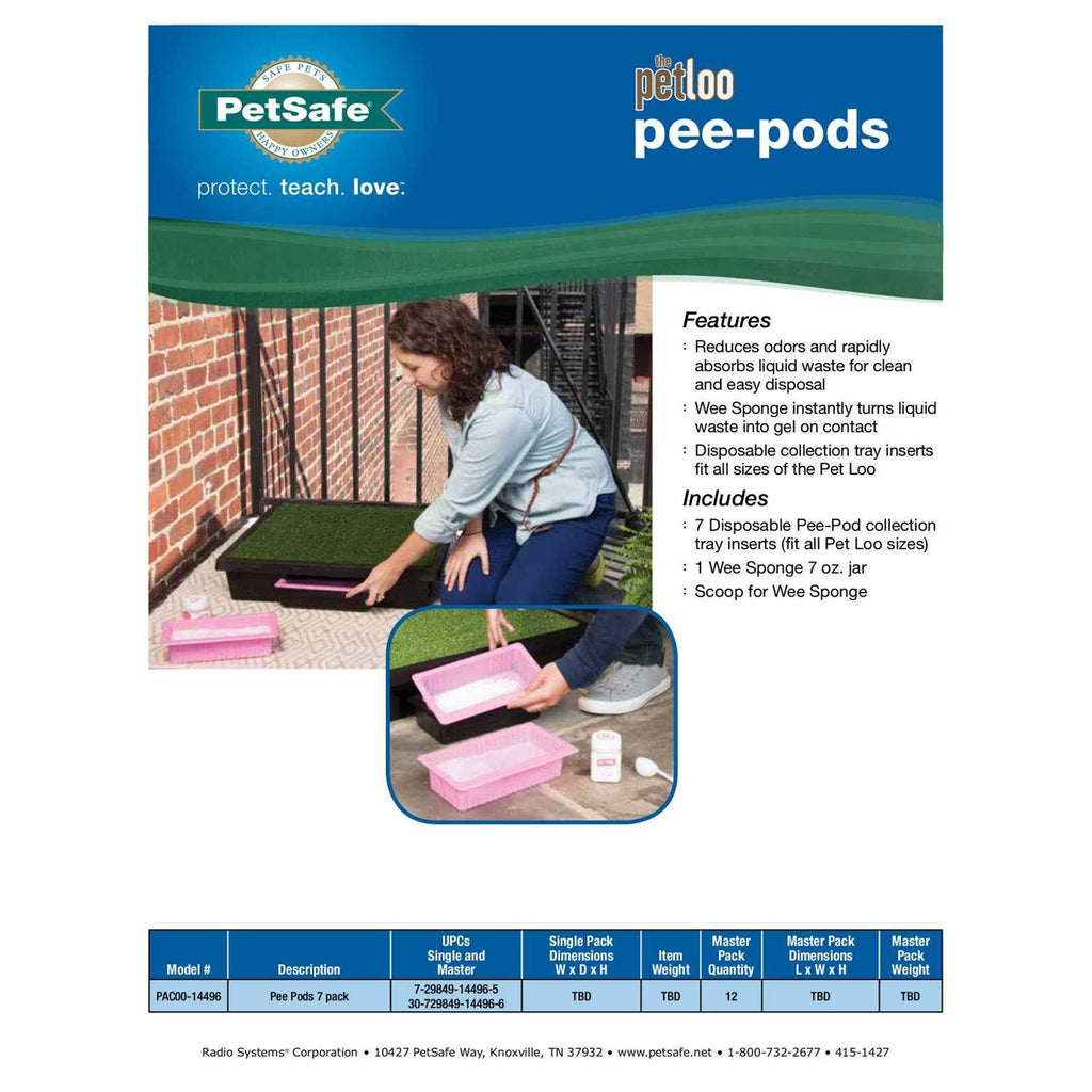 Pet Loo Pee Pod 7 pack A9373