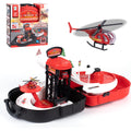 Toy Car Ramp Track Climbing Hills Construction Play Set with Backpack J7453