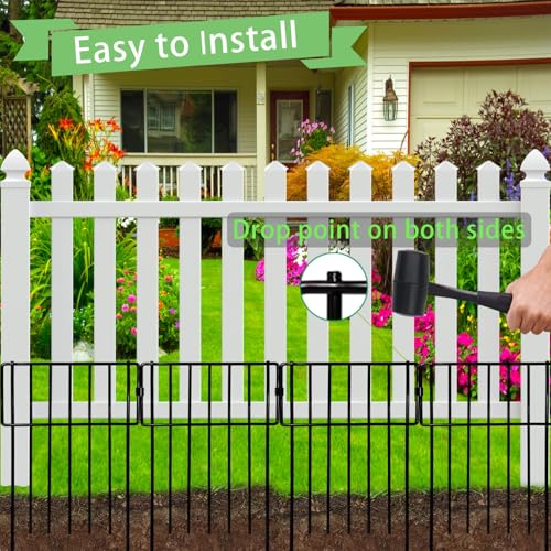 10 Pack Rustproof Metal Animal Barrier Fence D44187