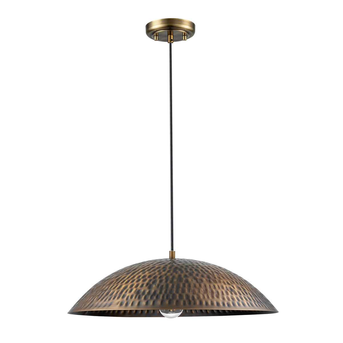 1-Light Dimmable Dome Pendant Q40042