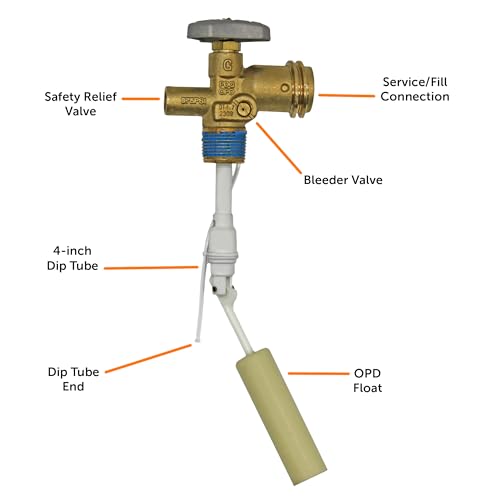 30-Pound Propane Tank Cylinder OPD Valve D855